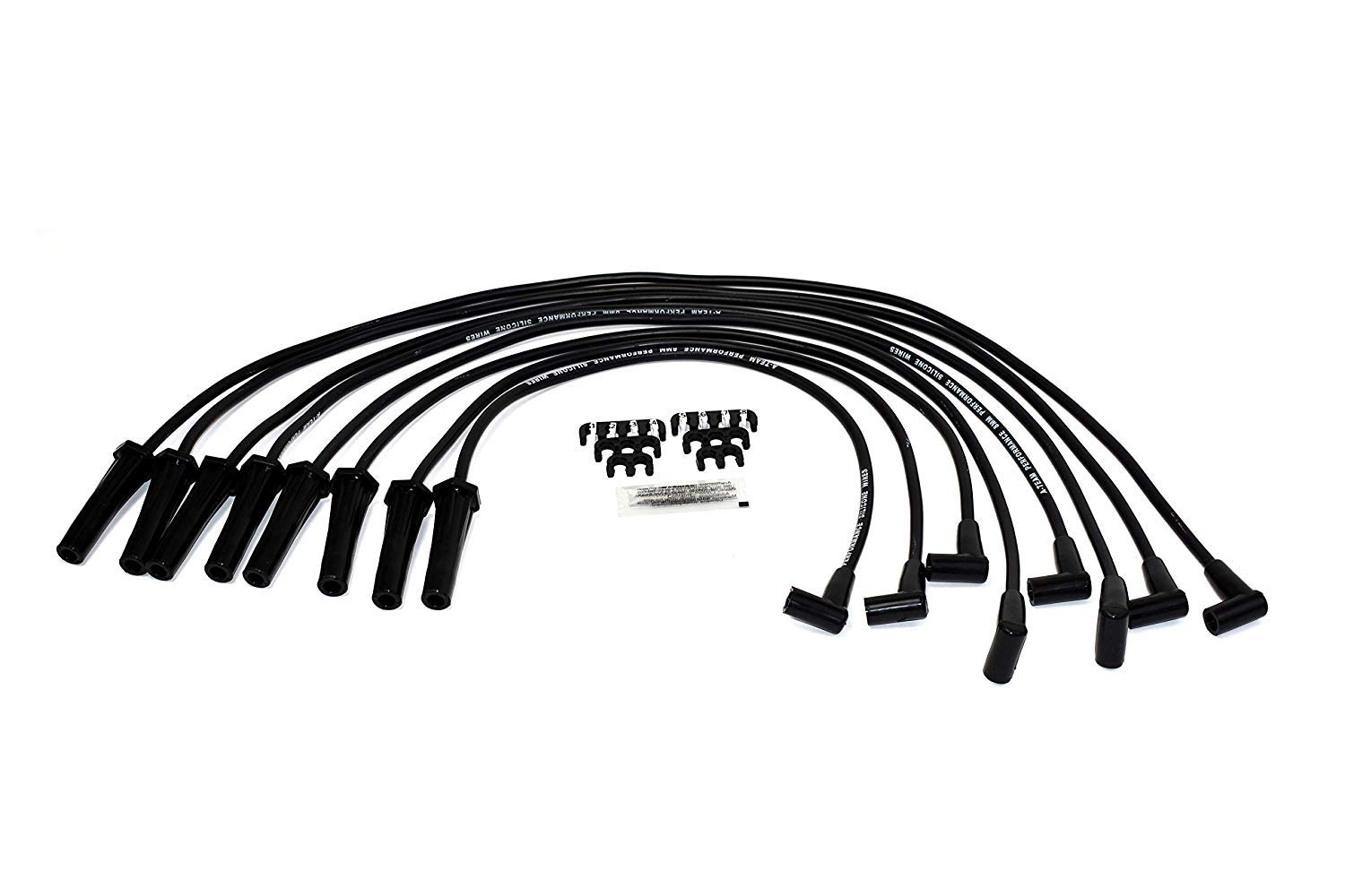 A-Team Performance - HEI Distributor with Spark Plug Wires and HEI Pigtail Harness Complete Kit