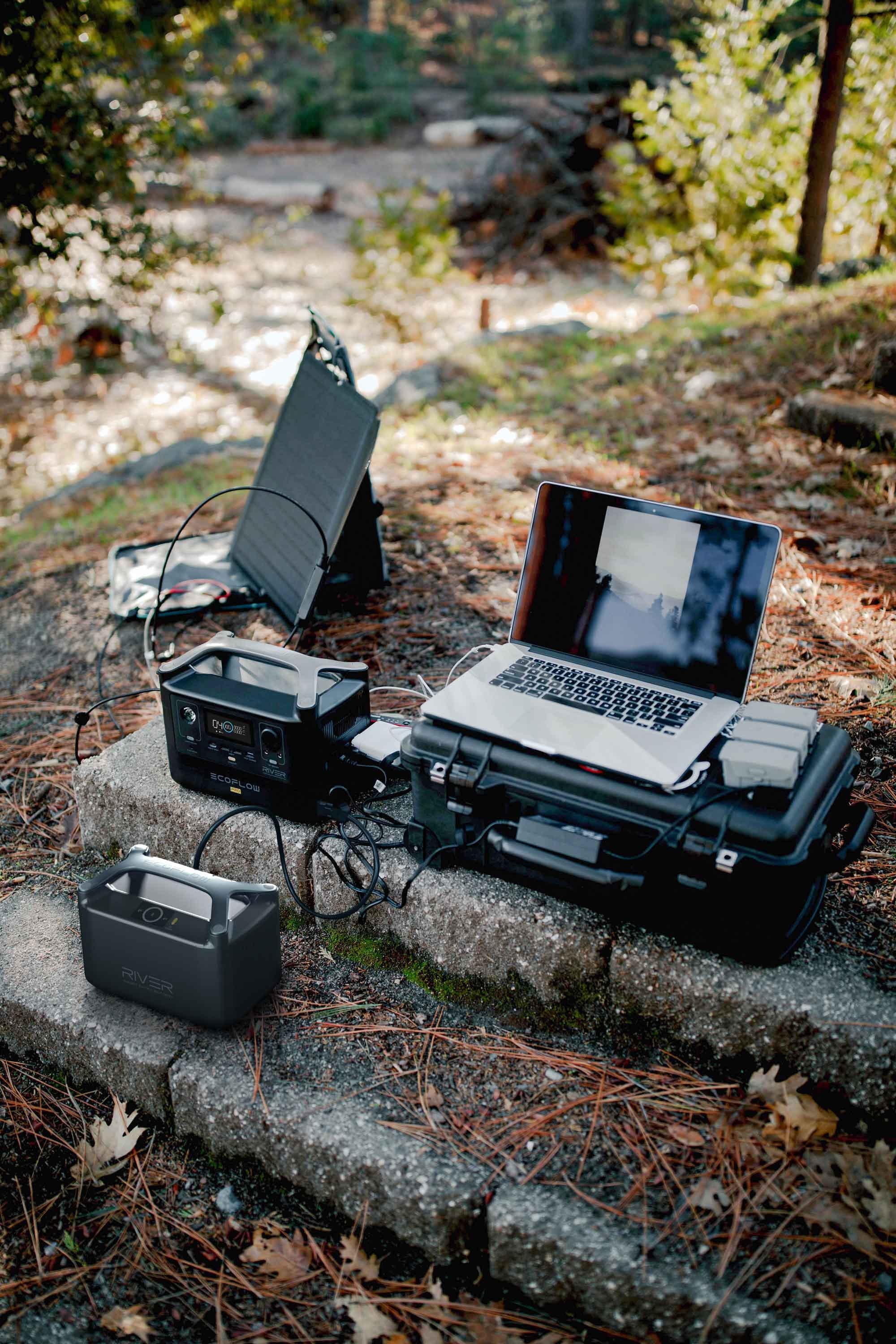 Ecoflow RIVER Pro Portable Solar Generator Power Station for Outdoor Camping,Home Use,Emergency,Used,Certified Reconditioned
