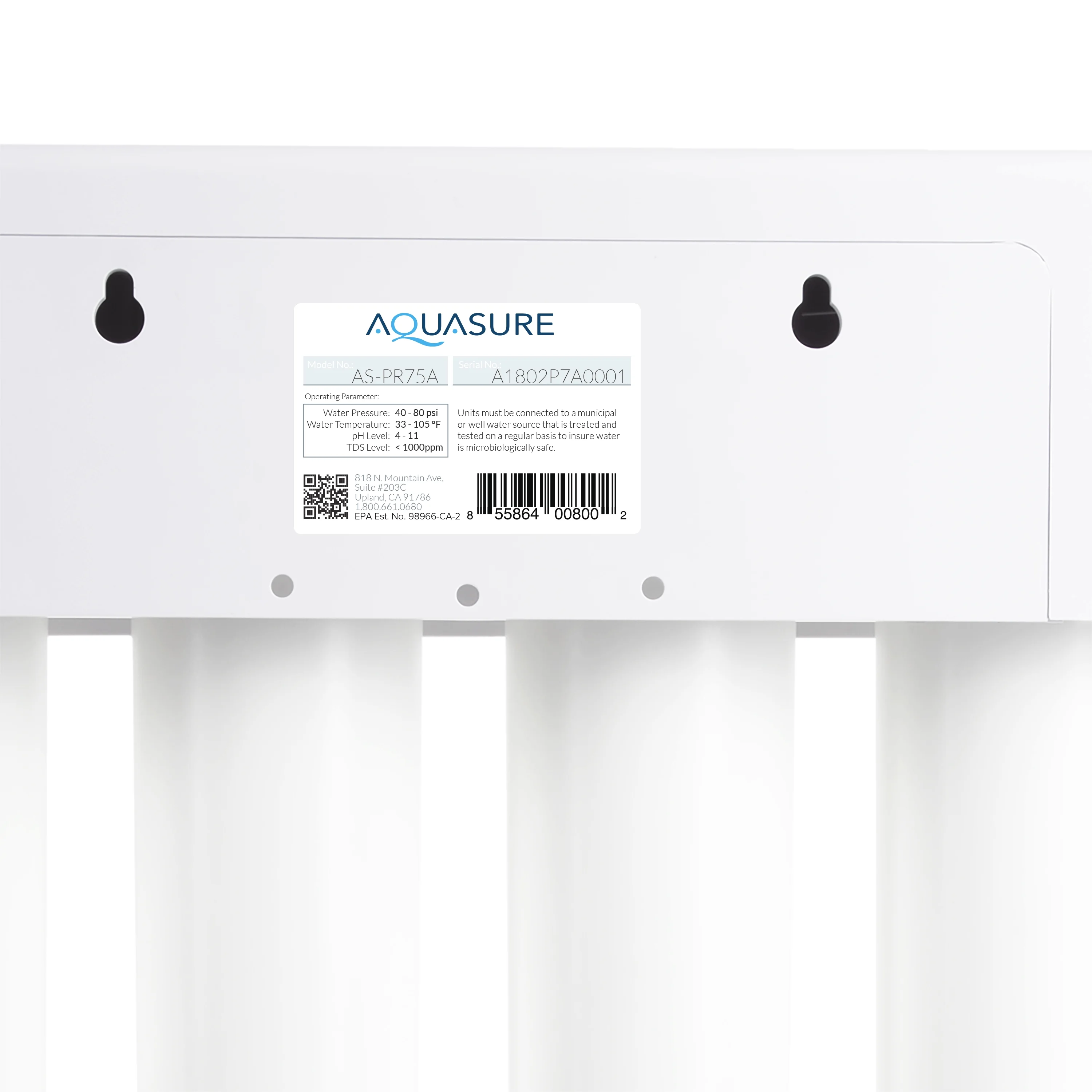 Aquasure Whole House Water Softener/Reverse Osmosis Drinking Water Filter Bundle (32,000 Grains)