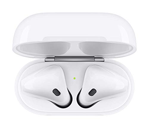 Apple AirPods (2nd Generation) Wireless Ear Buds, Bluetooth Headphones with Lightning Charging Case Included, (MV7N2HN/A)