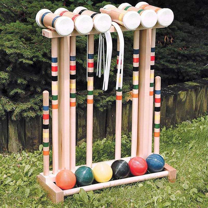 Amish-crafted Croquet Set - Sports Supplies Online Store