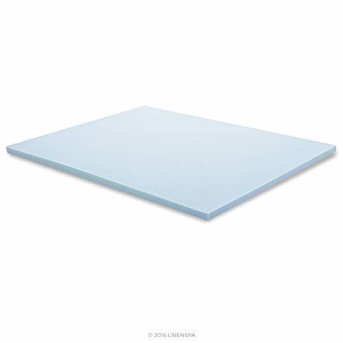 Linenspa 3 inch Gel Infused Memory Foam Mattress Topper - Twin XL