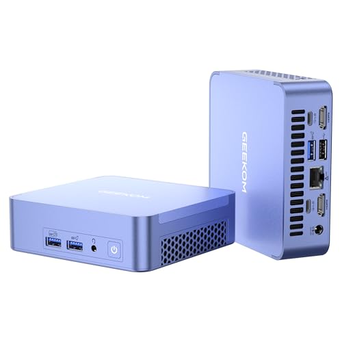 GEEKOM AX8 Pro Mini PC,AMD Ryzen R7-8745HS (8C/16T,up to 4.9GHz) Mini Computers, 32GB DDR5 5600Mhz RAM& 512GB PCIe Gen 4 SSD