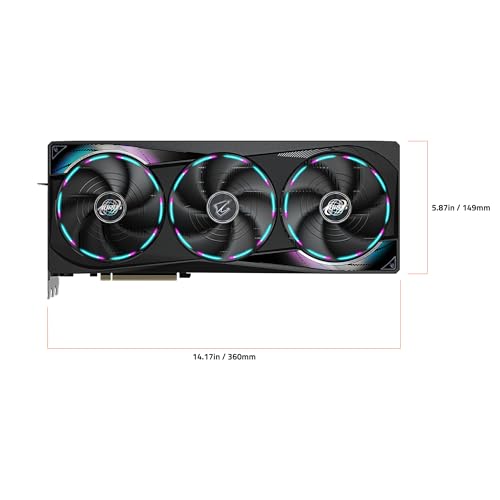 GIGABYTE GeForce RTX 5070 Ti AERO OC 16G Graphics Card, 16GB 256-bit GDDR7, PCIe 5.0, WINDFORCE Cooling System, GV-N507TAERO OC-16GD Video Card