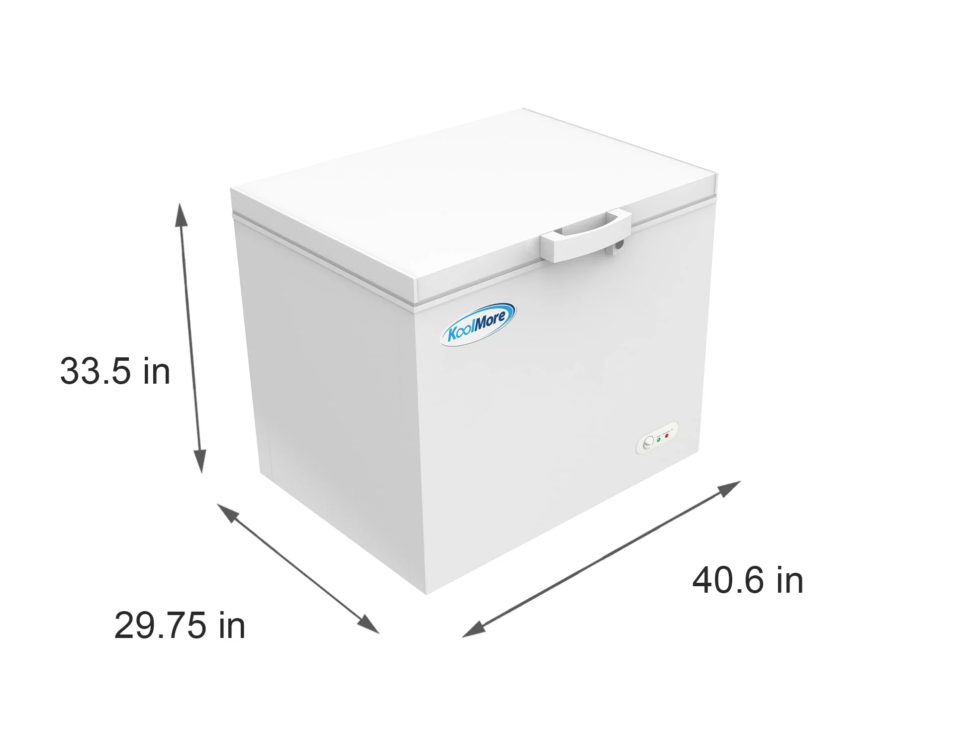 KoolMore 41 in. Commercial Chest Freezer 9.6 Cu. ft.