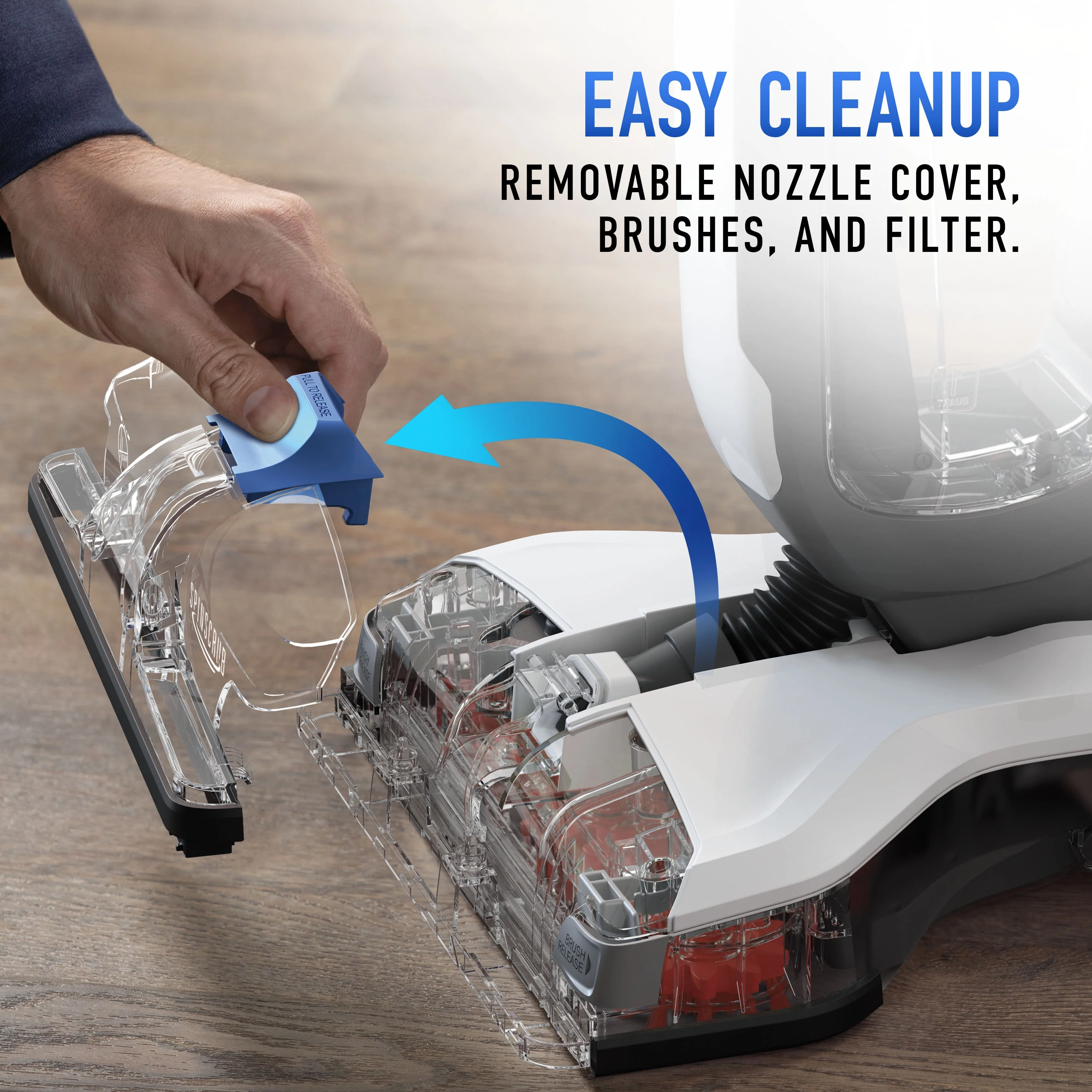 Hoover PowerDash Hard Floor & Multi-Surface Upright Cleaner, FH41010