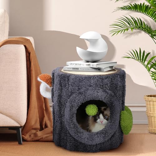 Super Large Cat Tree for Indoor Cats, All-in-One Tall Cats Tower with Scratching Post