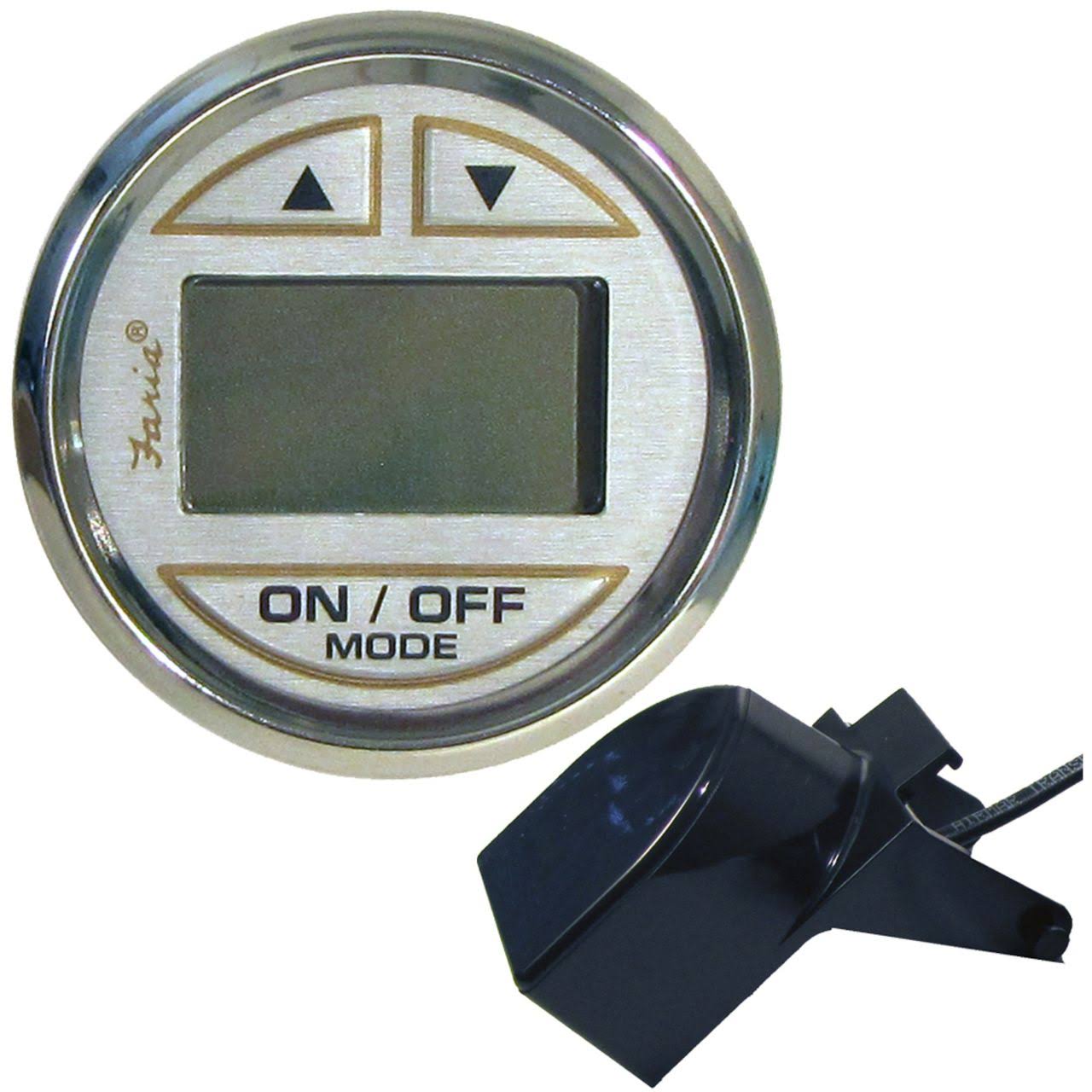 Faria 2x22 Depth Sounder w-In-Hull Transducer - Kronos