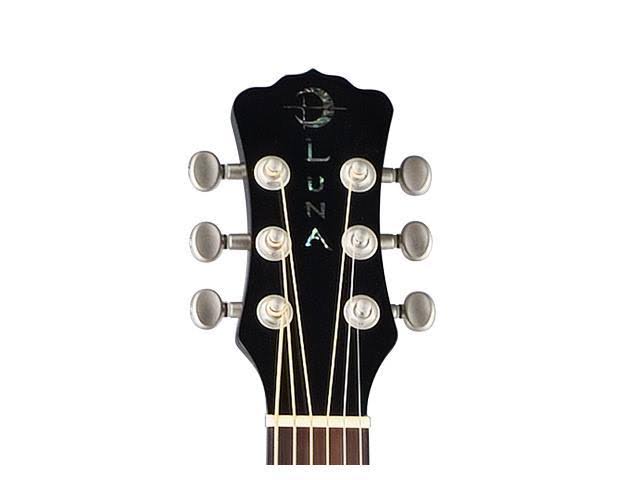 Luna Fauna Phoenix Acoustic Electric Guitar Black