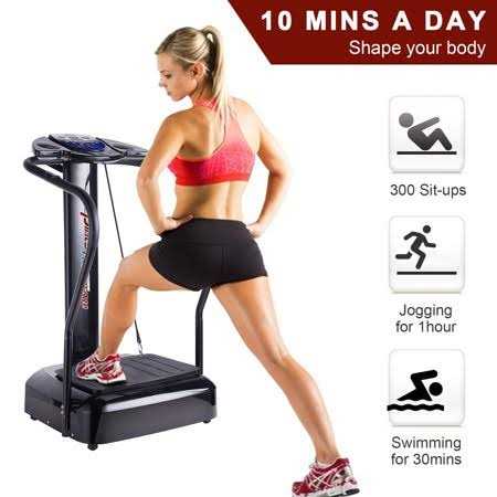Zelus 2000w Whole Body Vibration Platform Exercise Machine with MP3 Player - Sports Supplies Online Store