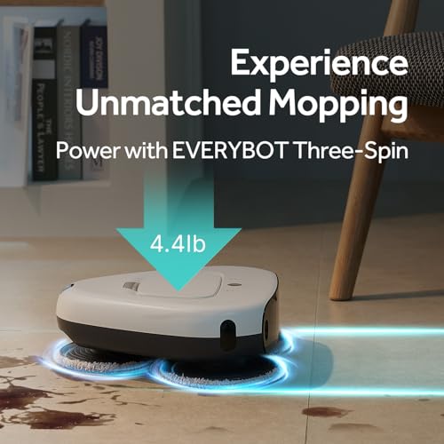 EVERYBOT Three-Spin Robot Mop