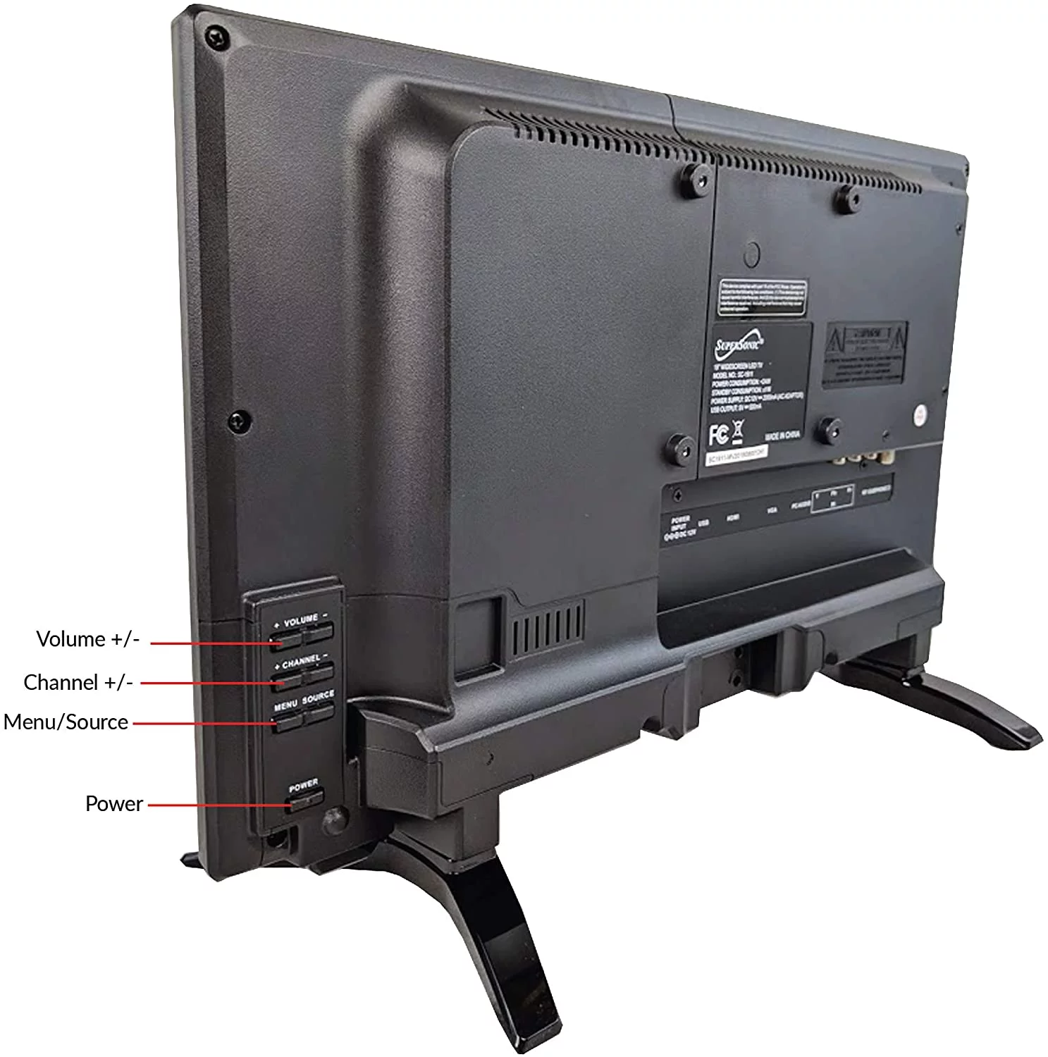Supersonic 19 Class LED HDTV with USB and HDMI Inputs