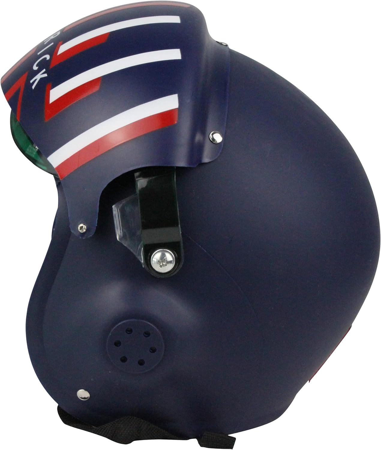 Deluxe Navy Blue Maverick Pilot Helmet