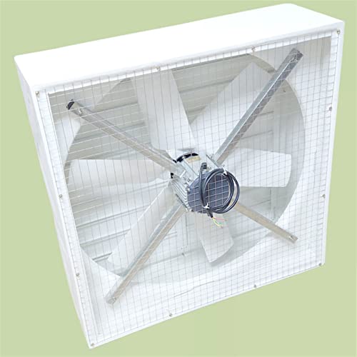 HASMI Exhaust Fan Shutter Exhaust Fan Wall Mounted, FRP High Speed Extractor Fan, Automatic Shutter, Ventilation Fan for Garage,Greenhouse,Attic,Shed