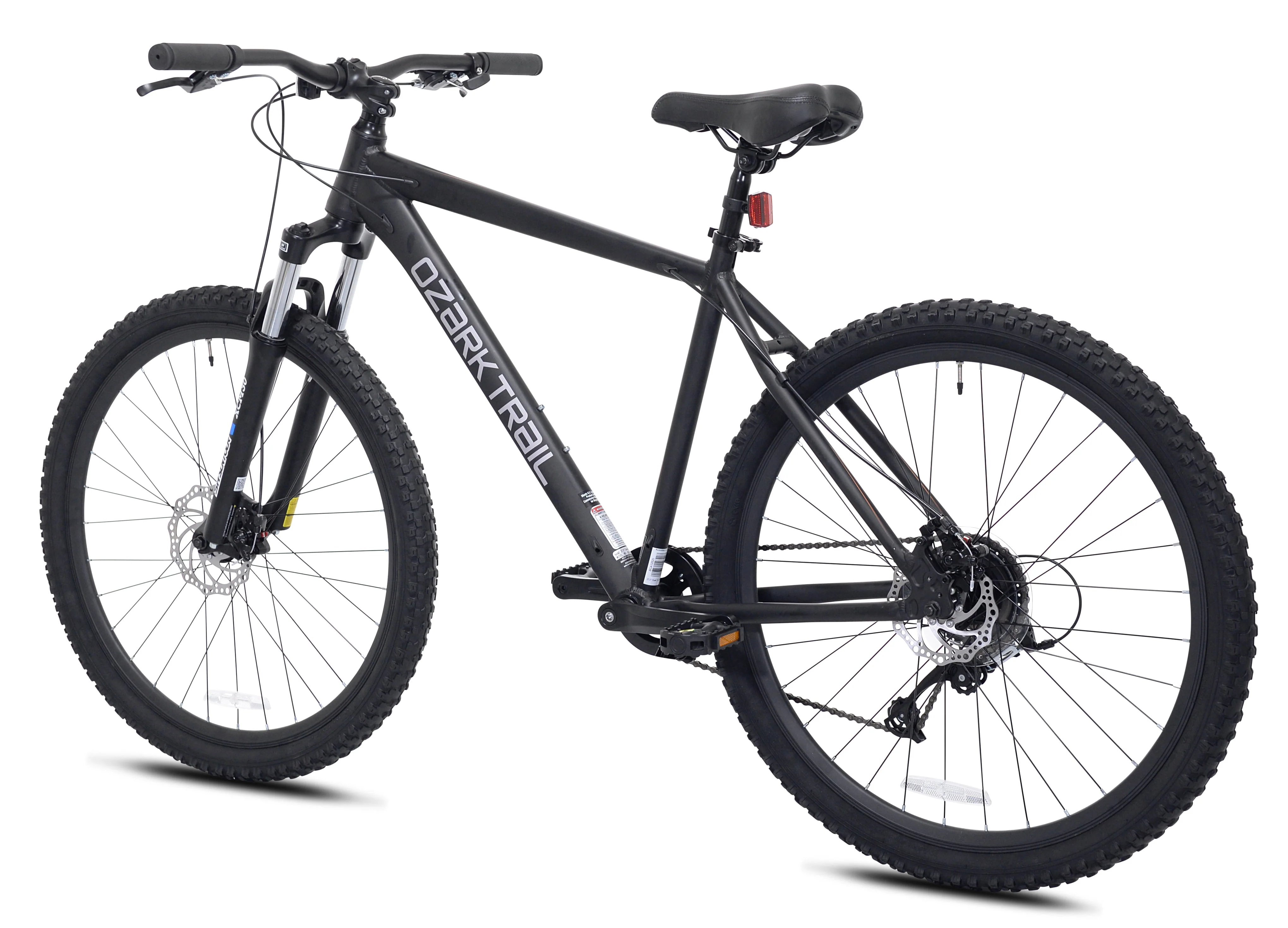 Ozark Trail 27.5 Vibe Mountain Bike, Medium Frame, Black, Adult, Unisex