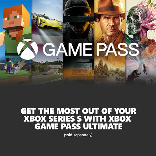 Microsoft Xbox Series S 512GB SSD Console - Includes Xbox Wireless Controller - Up to 120 frames per second - 10GB RAM 512GB SSD