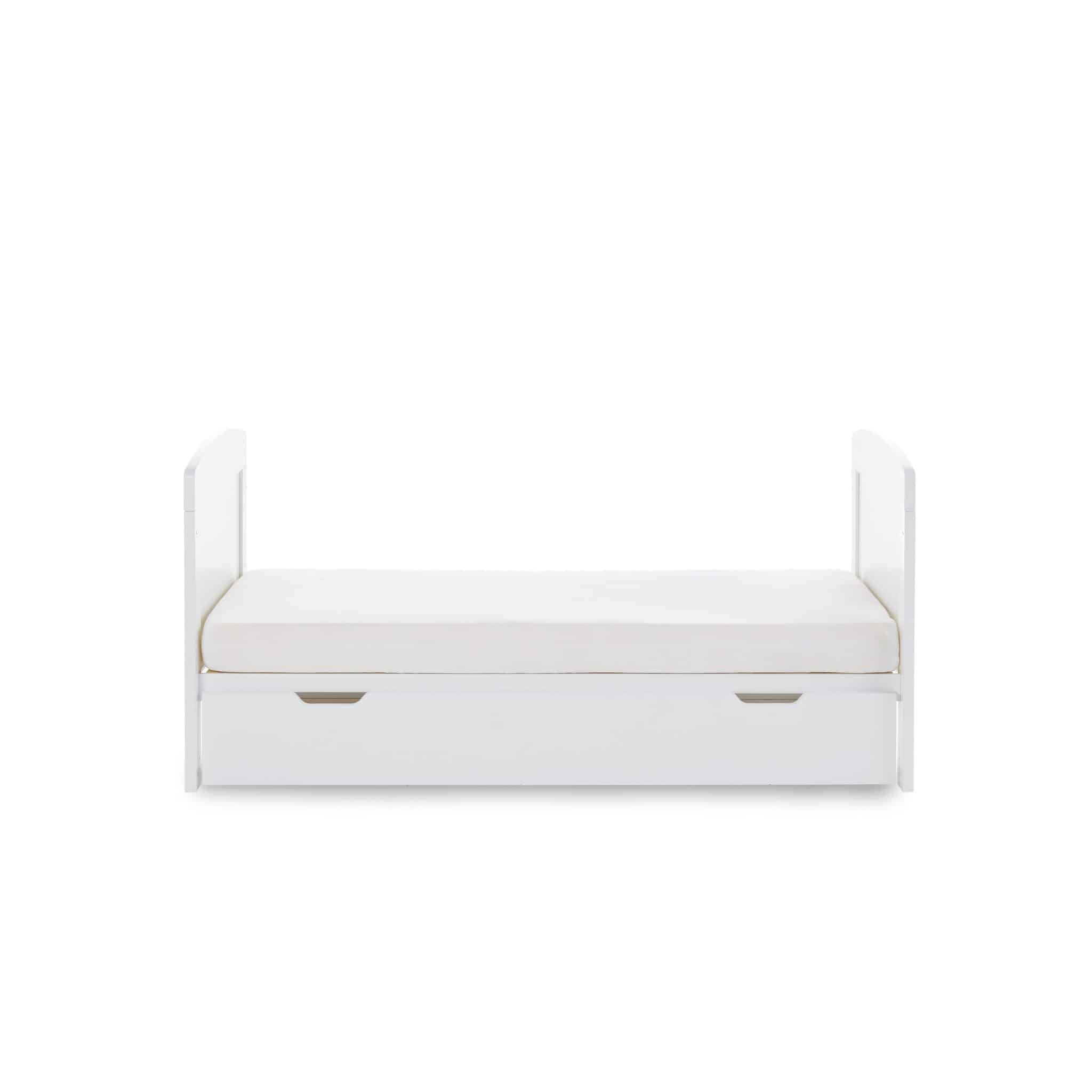 Obaby Grace 4 in 1 Cot Bed and Underdrawer – White