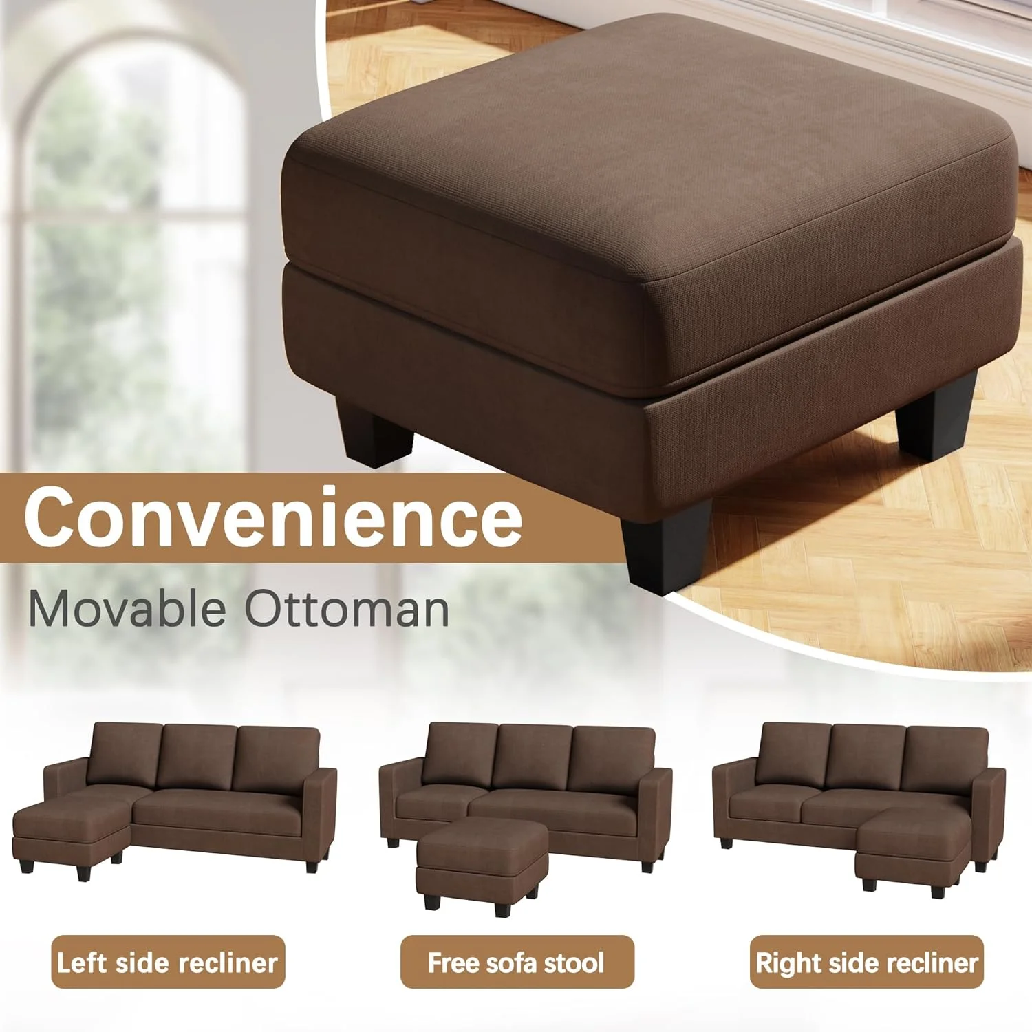 Convertible Sectional Sofa Couch