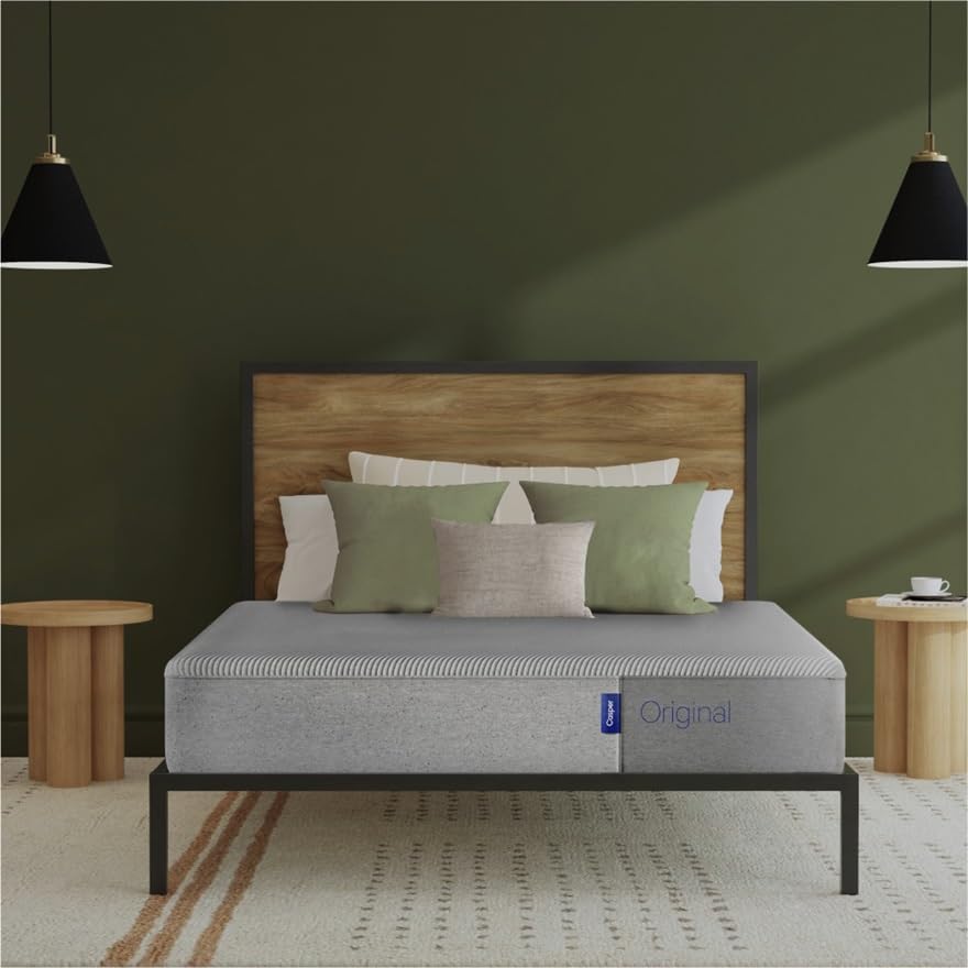 Casper Sleep Original Foam, Memory Foam Mattress, Full Size - Medium Firm Bed in a Box with Zoned SupportTM - 100-Night Trial - 10 Year Warranty
