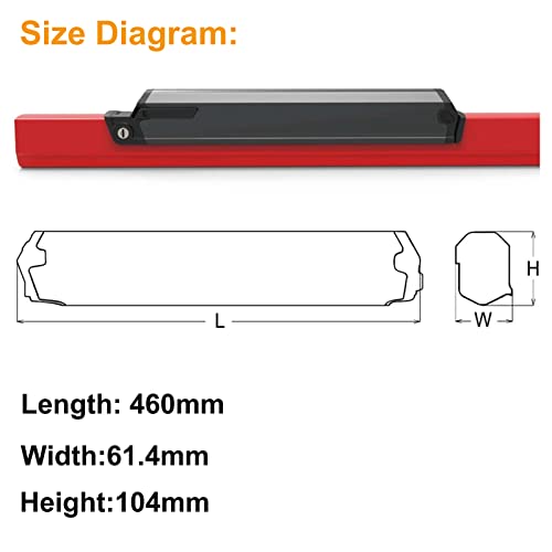 48V 17.5Ah 840Wh Reention Dorado Lithium Li-ion Ebike Battery Pack Replace for NCM Moscow Plus Magnum VoltBike Yukon 750 Electric Bicycle Batteries