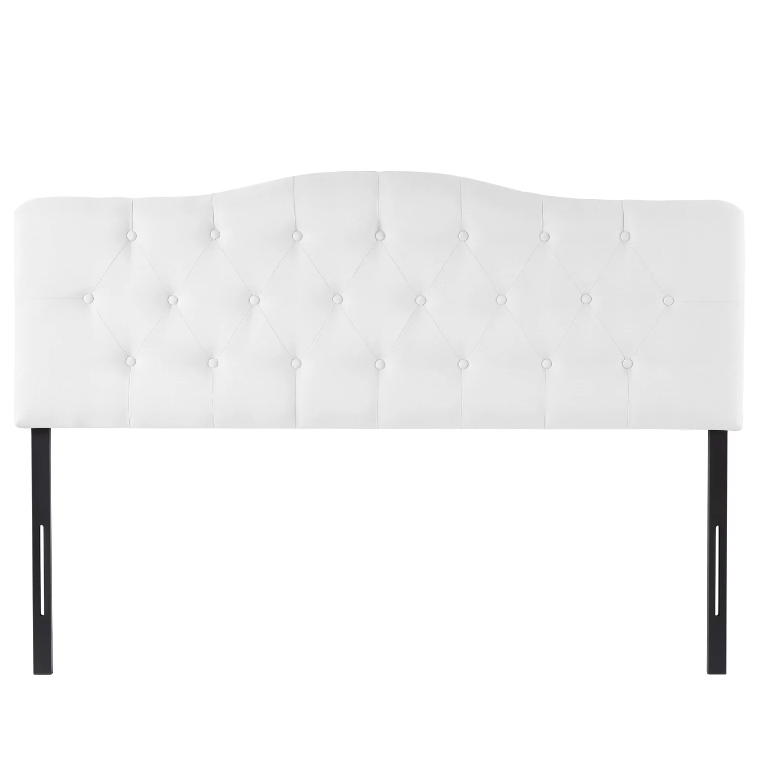 Cassandra Headboards for Queen Size Bed, Upholstered Button Tufted Bed Headboard, 12 Adjustable Positions Queen Headboard Only