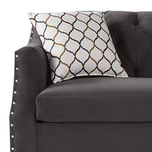 Roundhill Furniture Moselle Sofa Gray