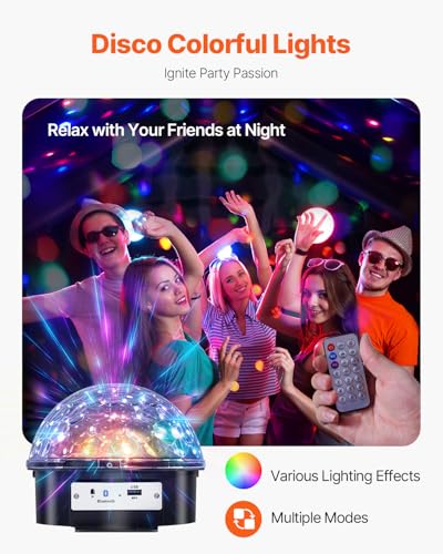 VEVOR Inflatable Nightclub, 26.2 x 19.7 x 13.1 Ft, Blow up Party Tent with Disco Lights & 1100W Blower, Large Inflatable Night Club Tent for Adults