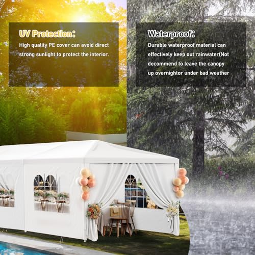 Outdoor Party Tent 10x30 Black Tents for Parties