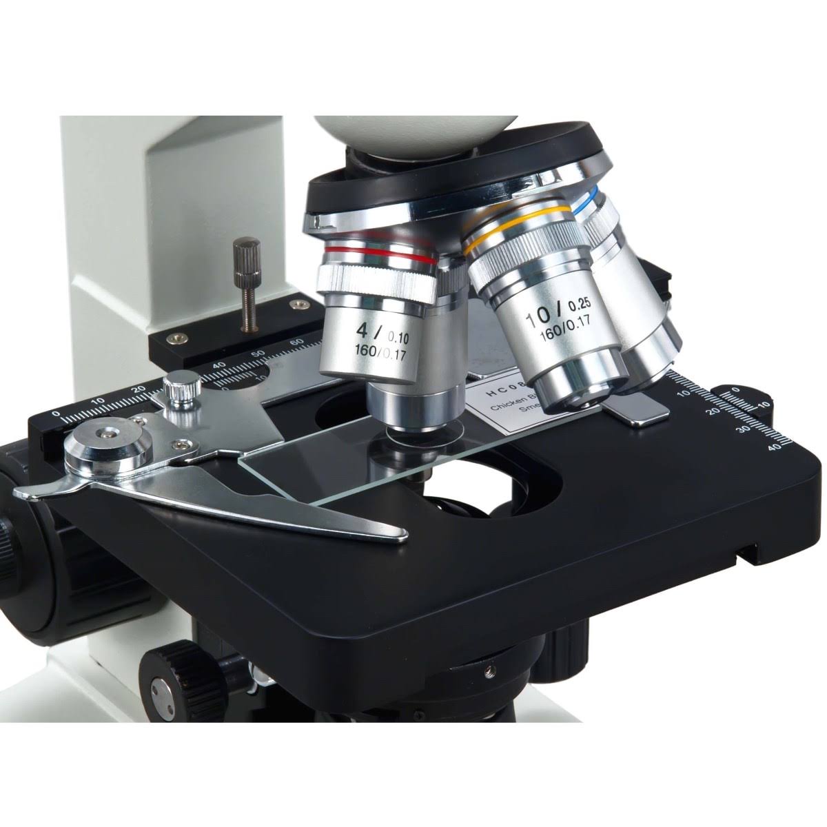 OMAX 40X-2500X Lab Binocular Biological Compound LED Microscope with Vinyl Carrying Case