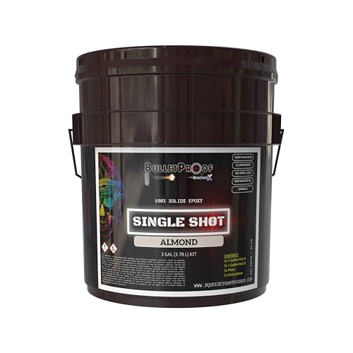 BP Resins: Single Shot |100% Solids Epoxy Resin Kit (3 Gallon) Solvent-Less, Two Component Gloss Coat Finish- Low VOC! Industrial Use, Garages