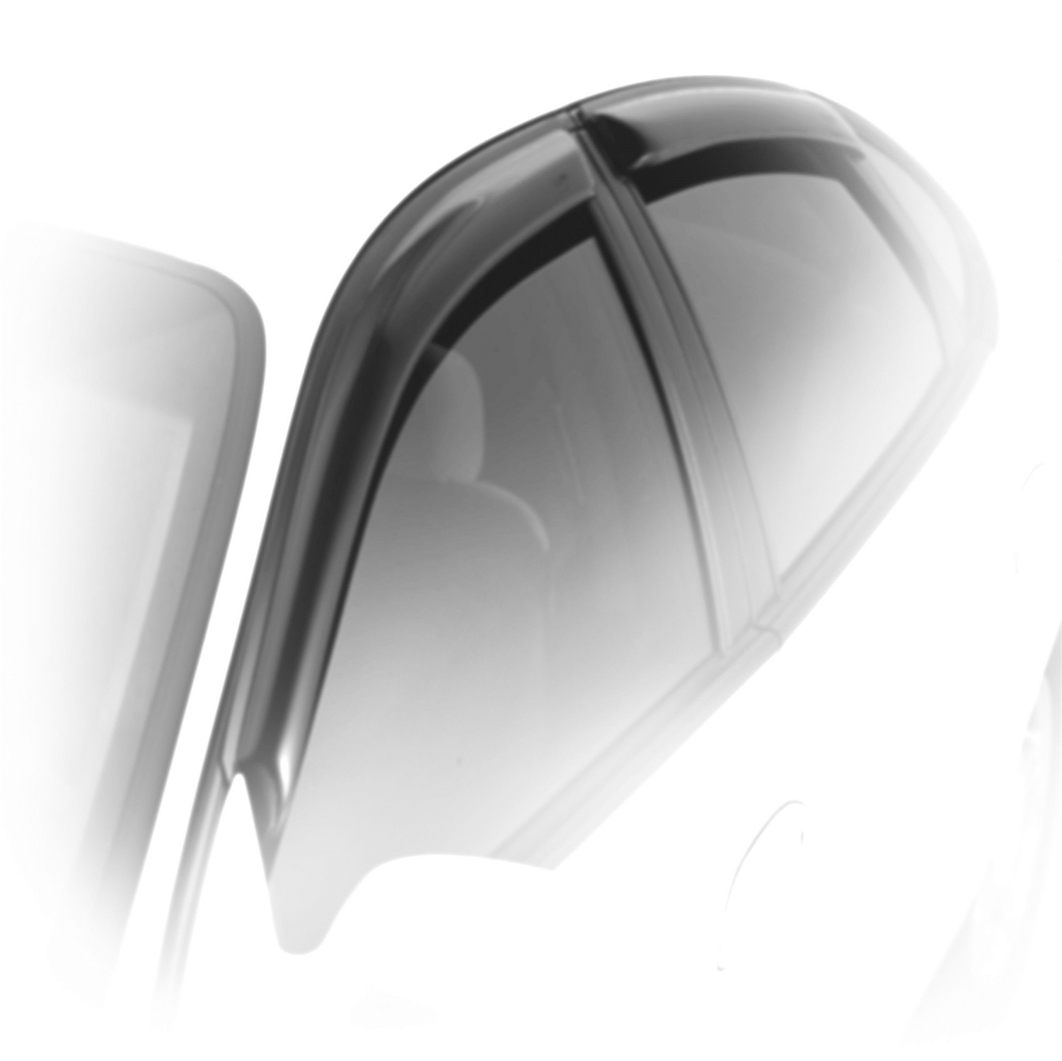 Rampage by RealTruck 6817 Smoke Ventvisor For 2007-2018 Jeep Wrangler Unlimited 4-Door