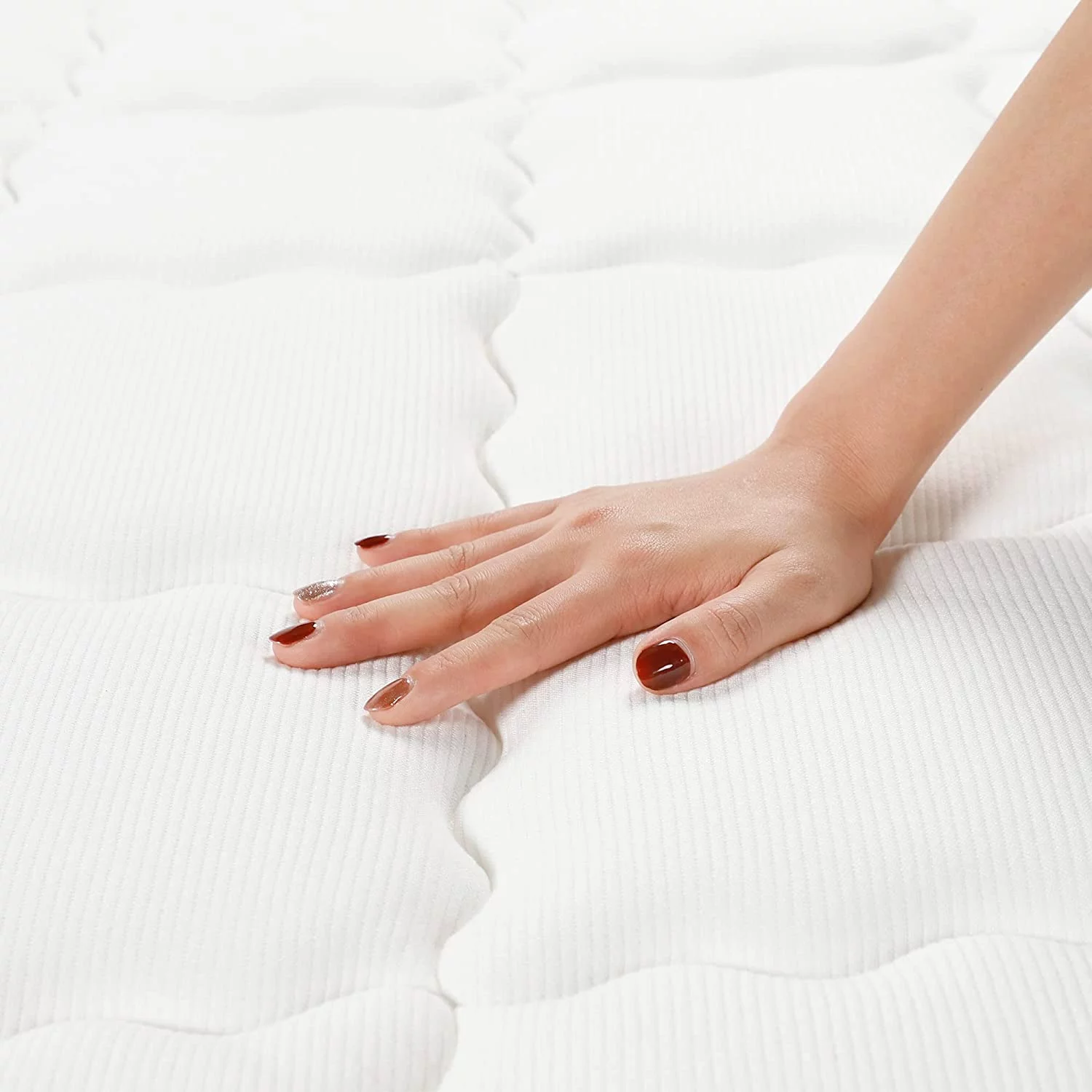 Queen Size Hybrid Mattress, Kescas 8 inch Queen Mattress with Cooling Gel Memory Foam, Fiberglass Free, Medium Firm - Radiant Selections