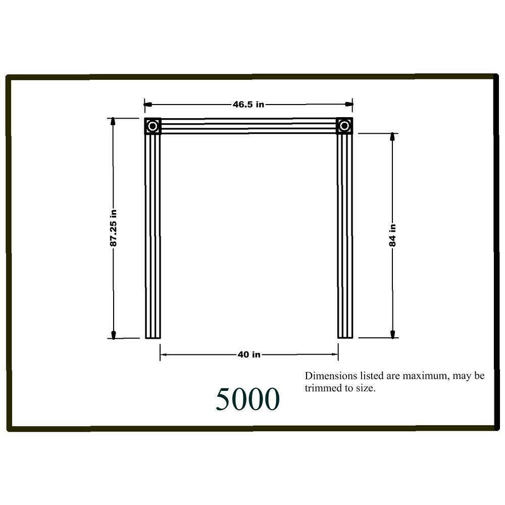 Manor House 3/4 in. x 3 in. x 7 ft. Oak Door Trim Casing Set MOULDING