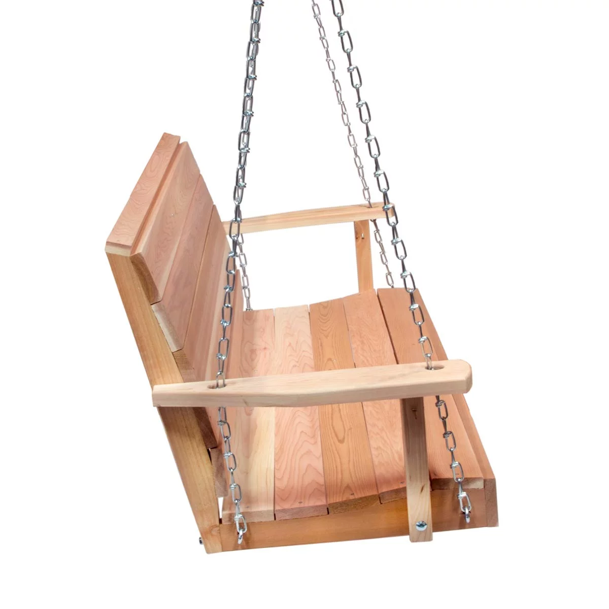 All Things Cedar PS60 Handcrafted Natural Cedar 5 Foot Wooden Porch Swing