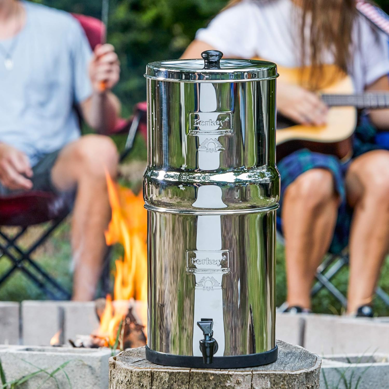 Royal Berkey Gravity-Fed Water Filter with 2 Black Berkey Purification Elements