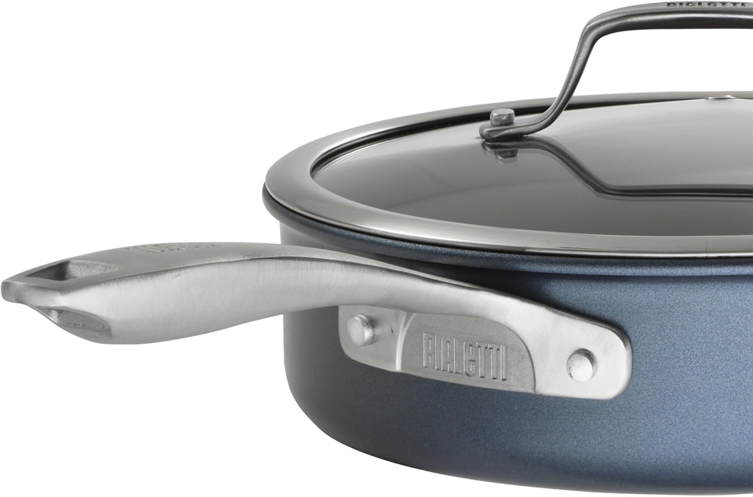 Bialetti Sapphire Hard Anodized Nonstick 10-Piece Oven-Safe Cookware Set, Gray - 10-Piece Set, Hard Anodized Aluminum
