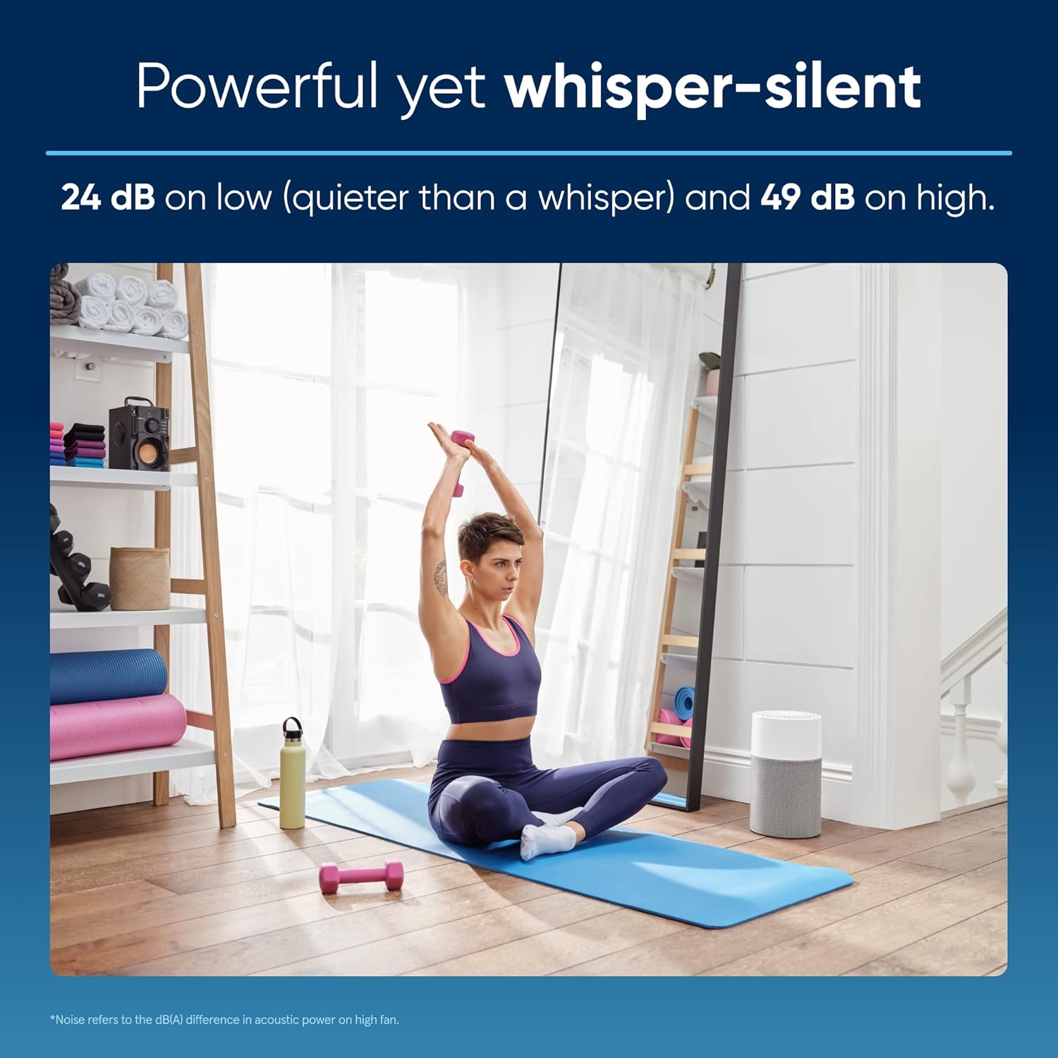 BLUEAIR Air Purifiers, Blue 311i Max & Air Purifiers for Bedroom, HEPASilent Small Room Air Purifiers for Home