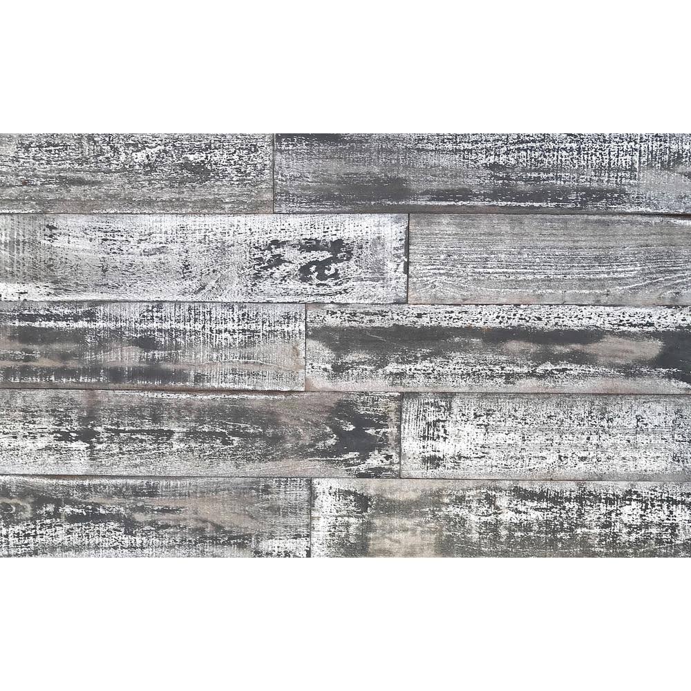 Easy Planking E-110 Thermally-Modified Barn Wood Wall Planks 48 in. 10 Sq. ft, 6