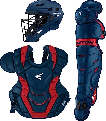 Easton | Elite X 2.0 Baseball Catcher's Equipment | Box Set | NOCSAE Approved | Youth/Intermediate/Adult | Multiple Colors