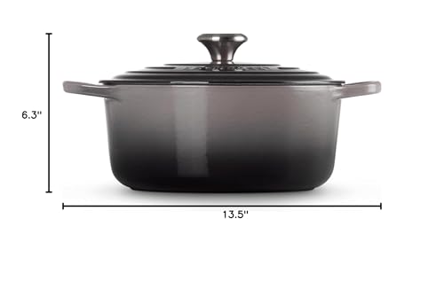 Le Creuset Enameled Cast Iron Signature Round Dutch Oven, 5.5 qt., Cerise