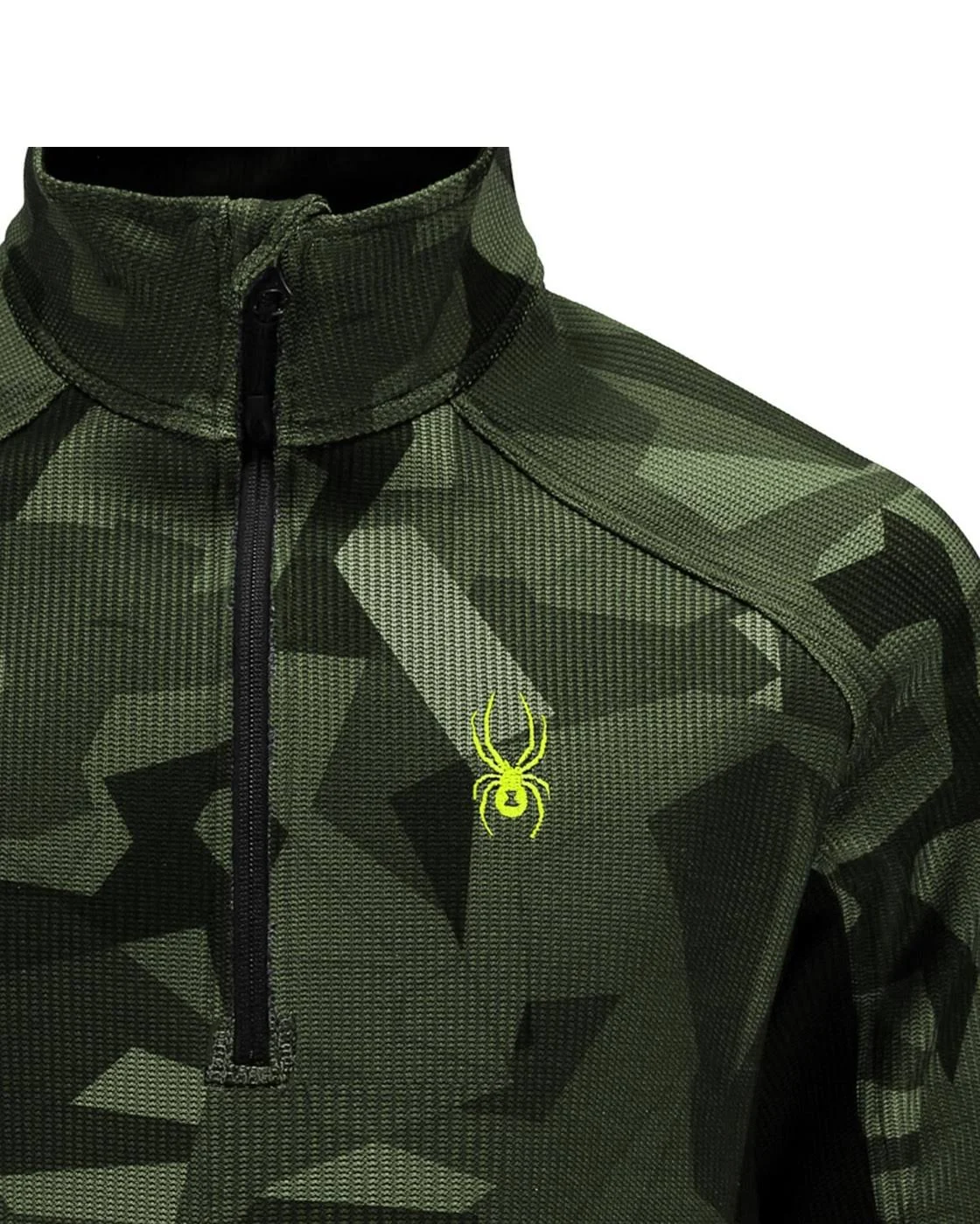 Spyder Men&s Outbound Novelty Mid Weight Stryke Jacket, Guard Camo Print/Black, Medium