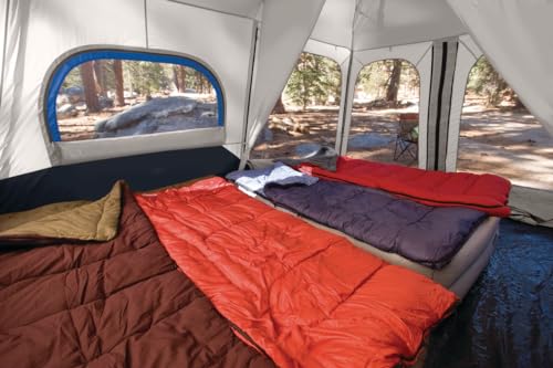 Coleman Instant Tent with 1-Minute Setup, 4/6/8/10 Person Tent with Pre-Attached Poles, Air Vent, & Carry Bag