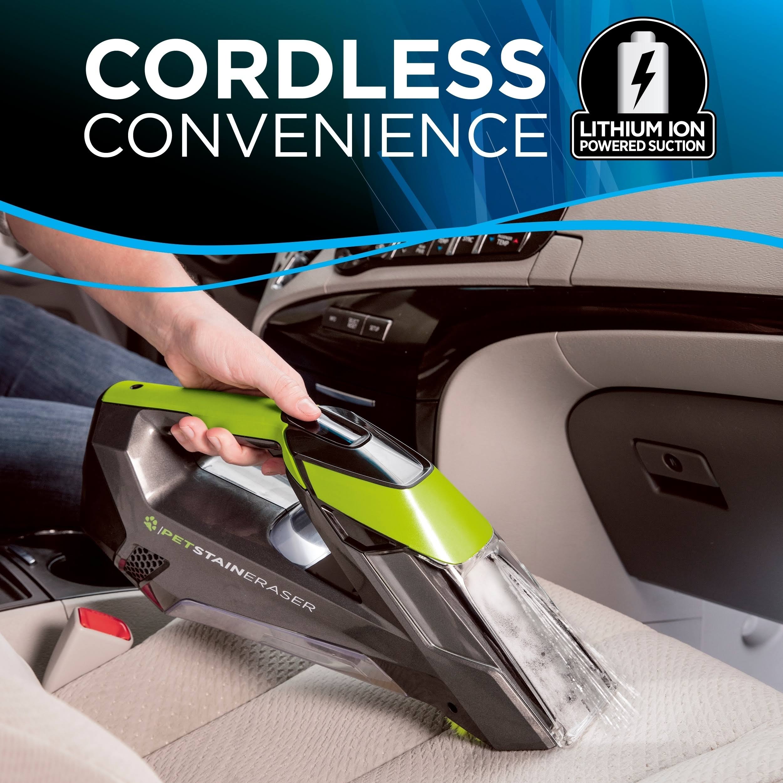 Bissell Pet Stain Eraser Cordless Portable Carpet Cleaner