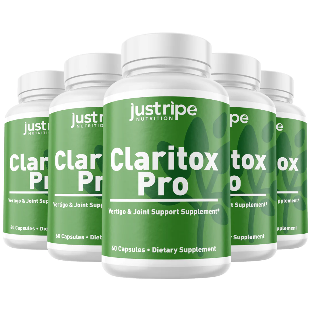 5 Pack Claritox Pro Dietary Supplement 60 Capsules - Kansas Nuitrition - HNZSDS