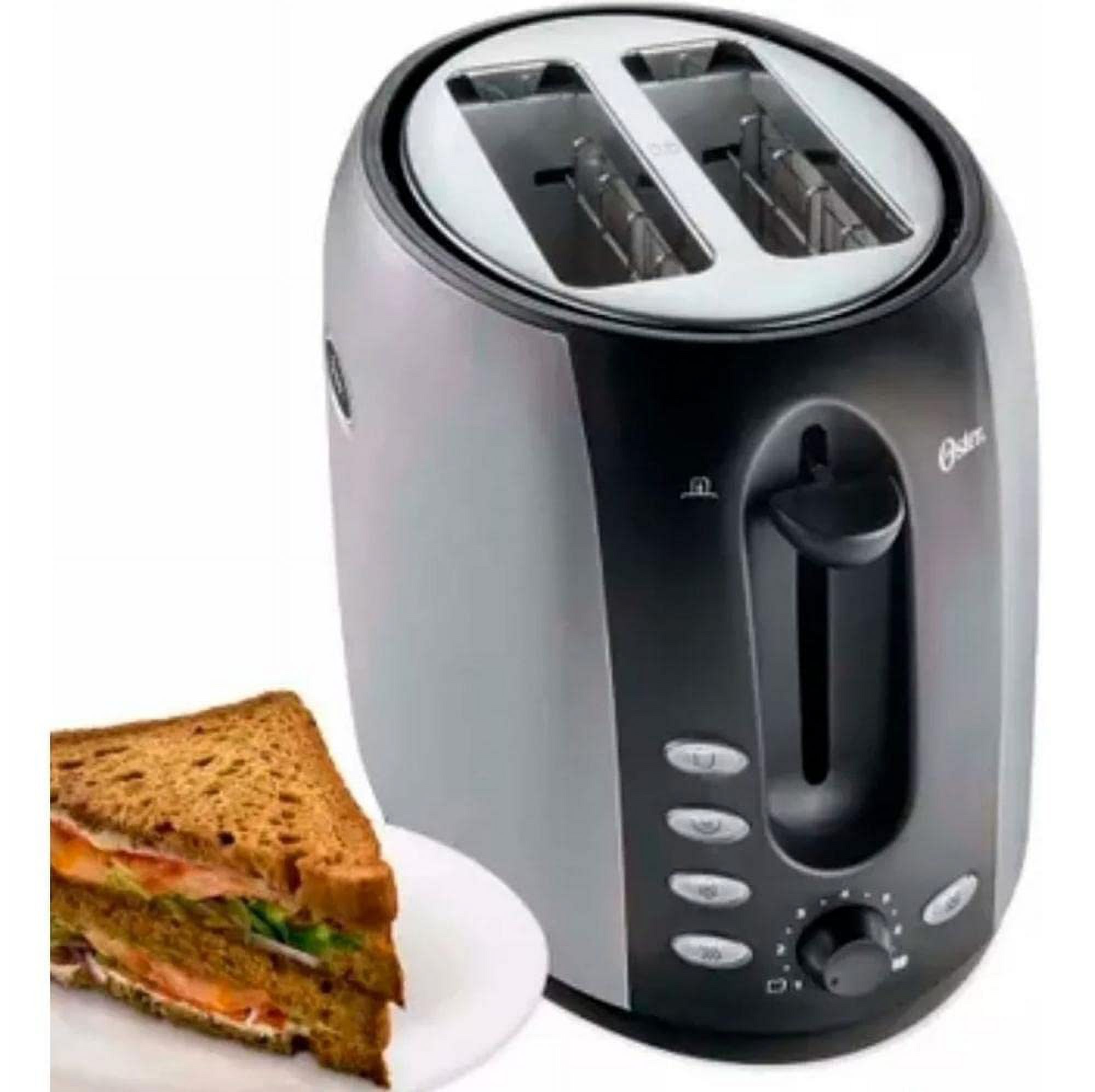 Oster 2 Slice Toaster, Brushed Stainless Steel (TSSTJC5BBK)