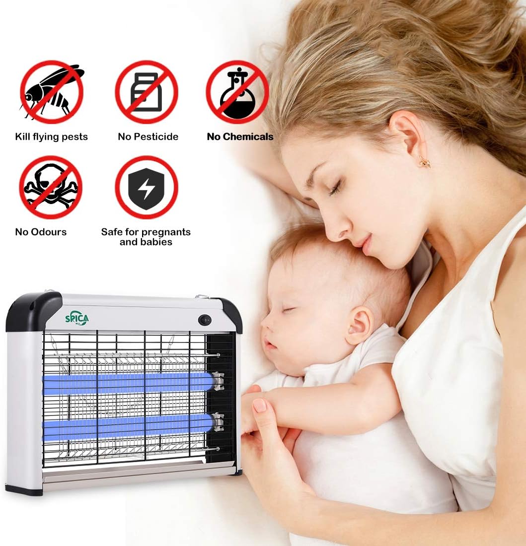 SPICA Electric Bug Zapper Insect Mosquito Pest Killer Fly Trap 20W Electronic Indoor Use