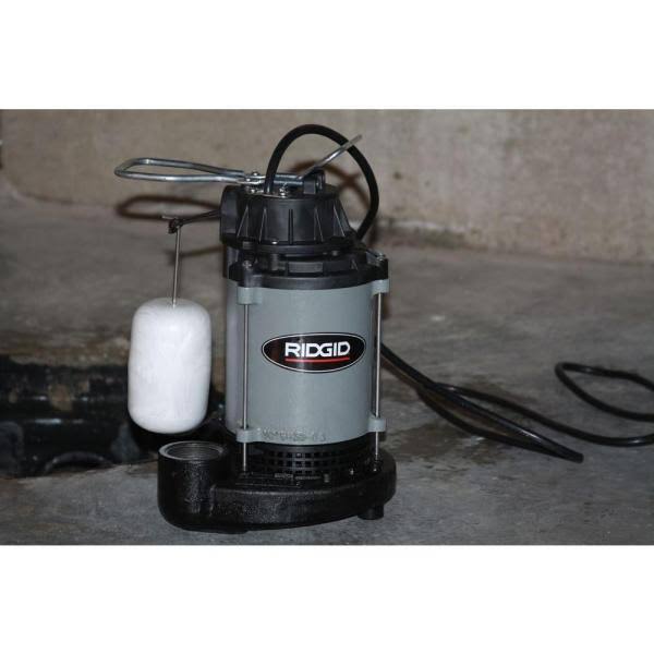 Ridgid 1/3 HP Cast Iron Sump Pump 330rs