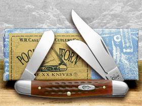 Case Pocket Worn Old Red Bone Stockman