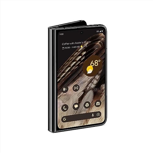 Google Pixel Fold - Verizon Android 5G Smartphone with Telephoto Lens and Ultrawide Lens - Foldable Display - 24-Hour Battery - Obsidian