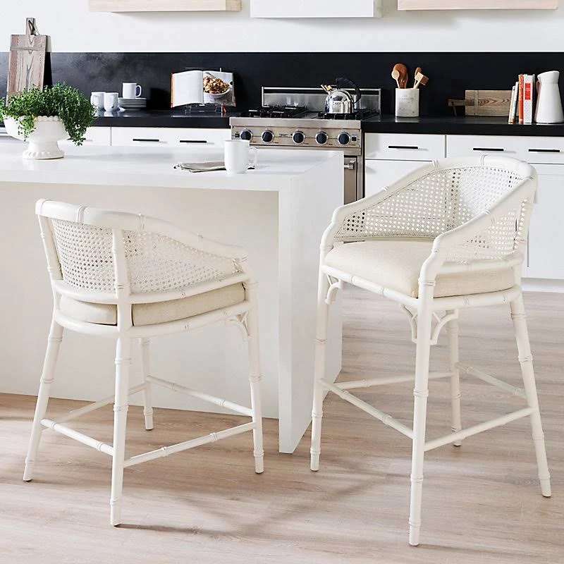Anna Cane Back Counter Stool - Ballard Designs